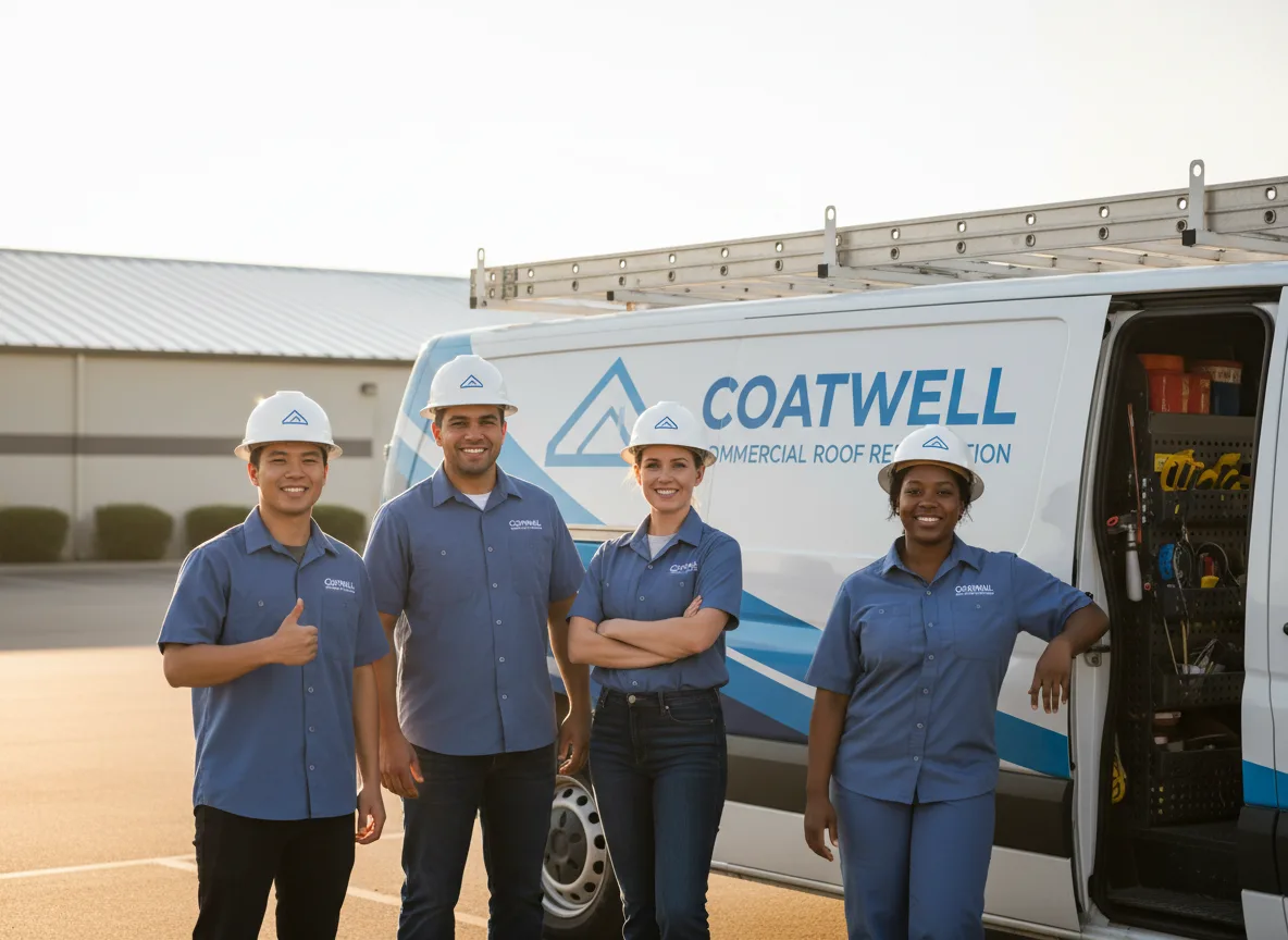 Commercial roof coating company in George, IA
